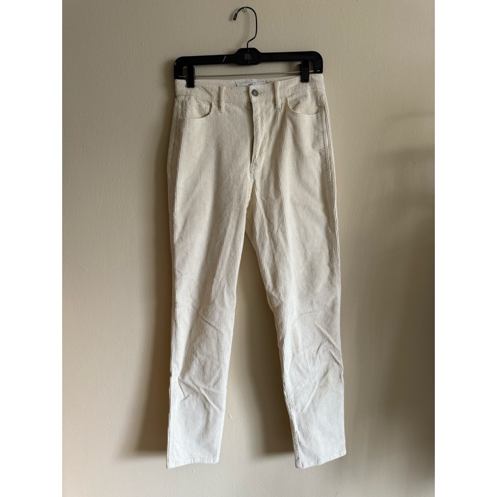 Corduroy White Pants